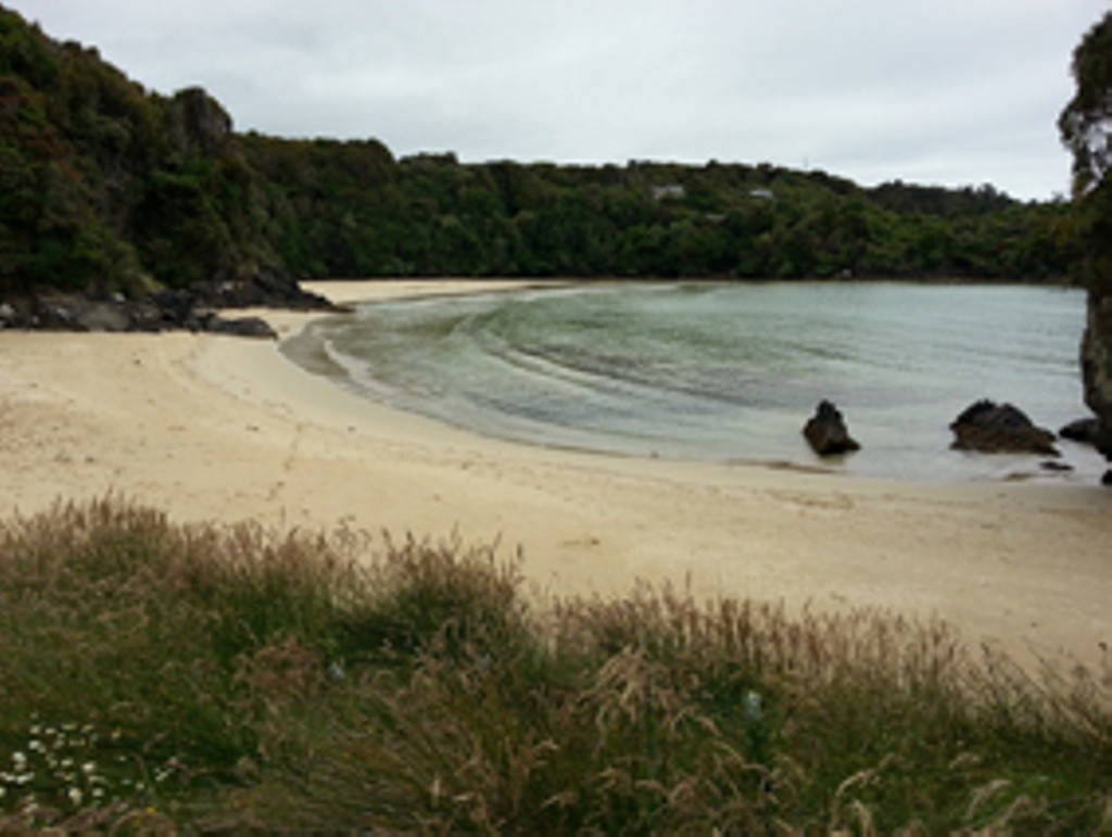 Halfmoon Bay at bathing beach