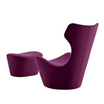 Grande Papilio Lounge Chair and Footrest