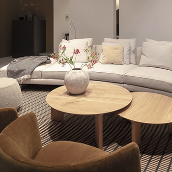 Radii Coffee Table - Quickship