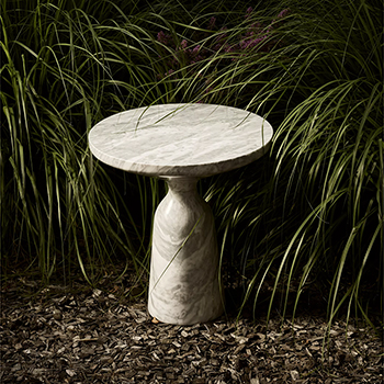 Bell Small Table - Marble Outdoor
