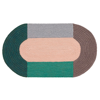 The Crochet Collection - Mono Pink Rug The Crochet Collection - Mono Pink Rug
