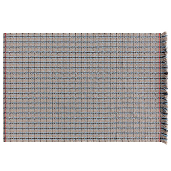 Garden Layers Rug - Checks Blue Garden Layers Rug - Checks Blue