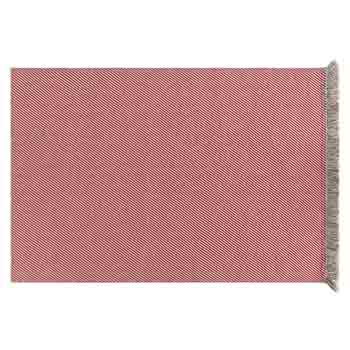 Garden Layers Rug - Diagonal Almond-Red Garden Layers Rug - Diagonal Almond-Red