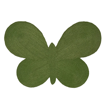 Lucia Eames - Butterfly Jute Moss Rug Lucia Eames - Butterfly Jute Moss Rug