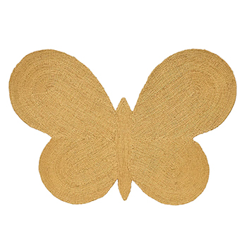 Lucia Eames - Butterfly Jute Ochre Rug Lucia Eames - Butterfly Jute Ochre Rug