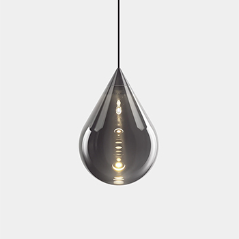 Flare Bead Suspension LIght - Silver Flare Bead Suspension LIght - Silver