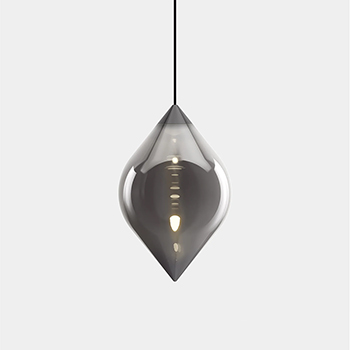 Flare Top Suspension Light - Silver Flare Top Suspension Light - Silver