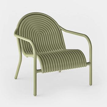 Groove Lounge Chair - Moss Groove Lounge Chair - Moss