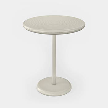 Groove Round Dining Table - Putty Groove Round Dining Table - Putty