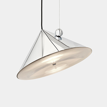 Pose Suspension Light Silver - Large Pose Suspension Light Silver - Large