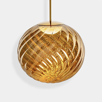 Whirl Suspension Light Large - Gold Whirl Suspension Light Large - Gold