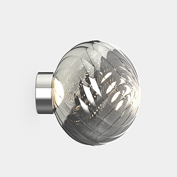 Whirl Wall LIght - Silver