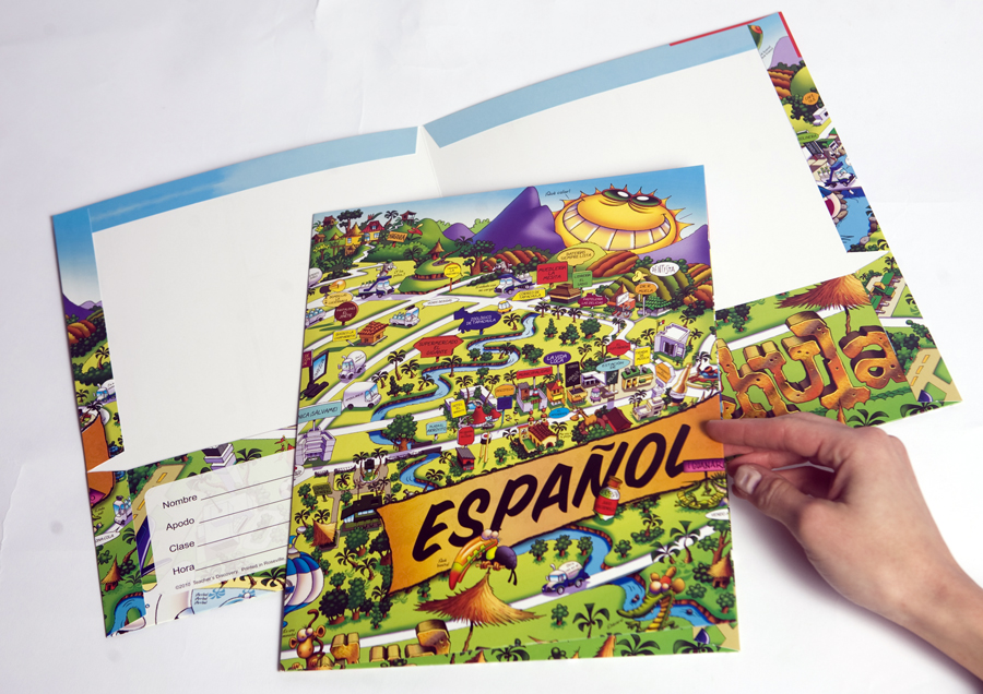 Tapachula Spanish Folder, Spanish Teacher's Discovery