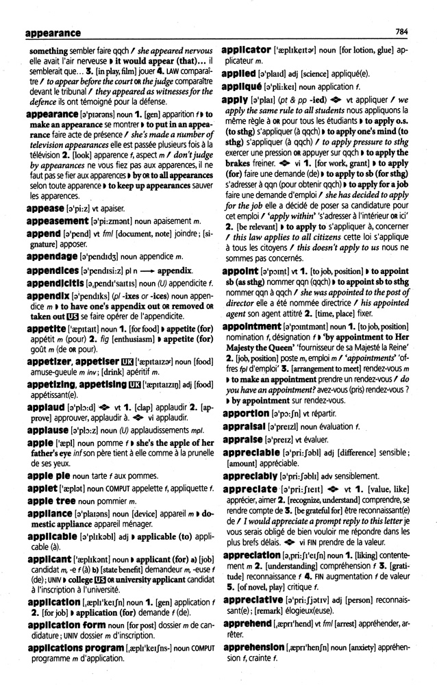 Larousse Concise French Dictionary, French Teacher's Discovery