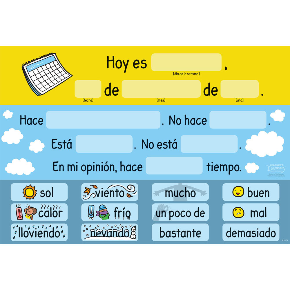 Spanish Calendars Teacher s Discovery