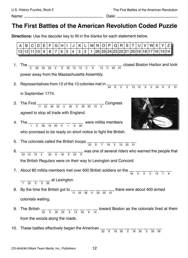 U.S. History Puzzles Book 2, Social Studies Teacher's Discovery