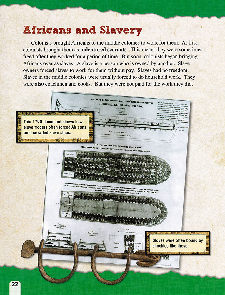 The Middle Colonies Breadbasket of the New World Reader, Primary