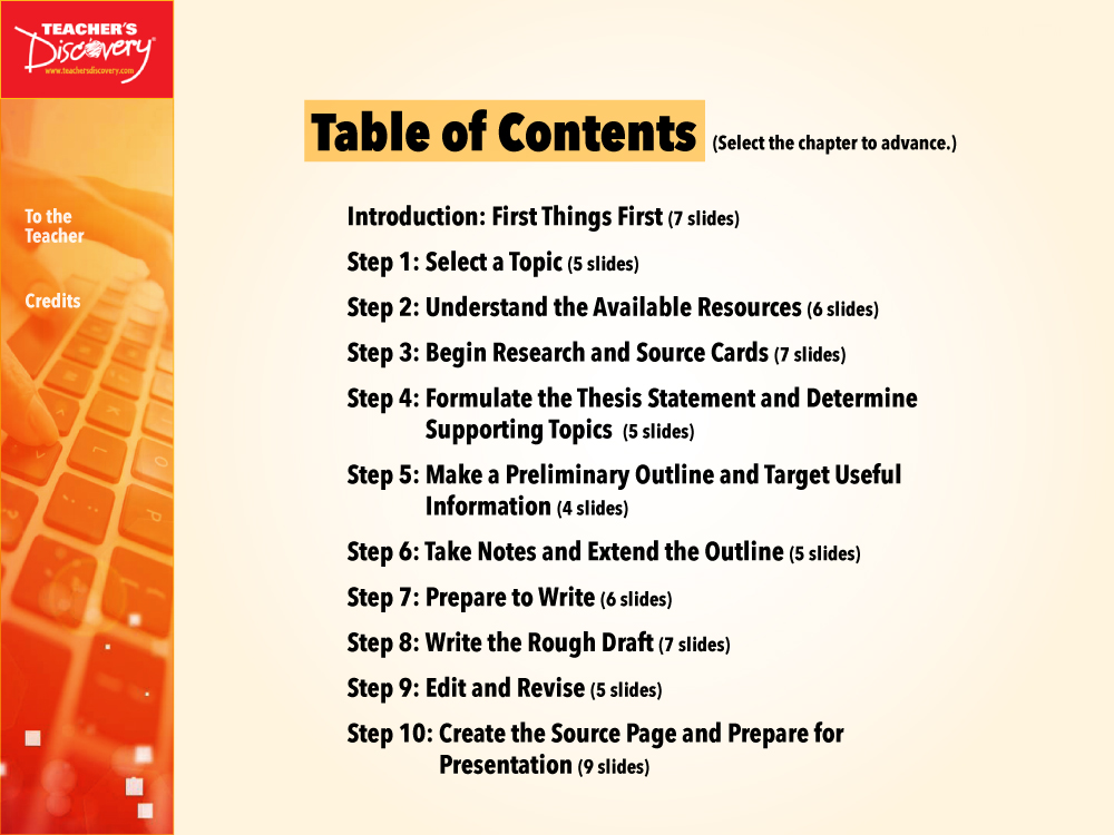 Write social studies presentation picture