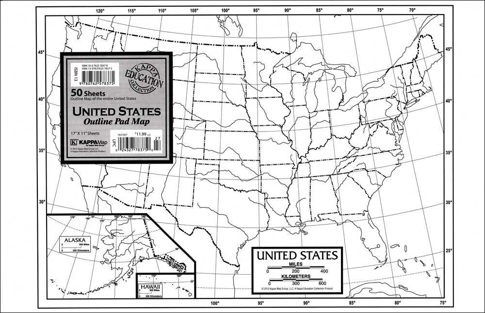 World and U.S. Outline Study Map Pads Set, Geography: Teacher's Discovery