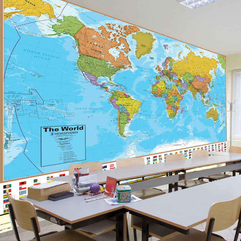 Markable World Wall Map Social Studies Teacher s Discovery