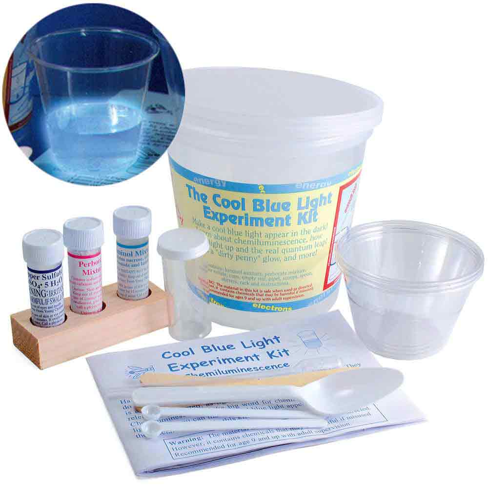 Cool Blue Light Experiment Kit Shop for Cool Blue Light Kits for your Chemistry Lesson Plan at