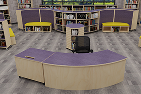 Collaboration Focused Middle School Library