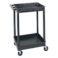 LUXOR|H.WILSON Endura&reg; Heavy-Duty Utility Cart - 2 Tubs