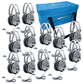 HamiltonBuhl® SC-7V SchoolMate™ Deluxe Headphones Lab Pack