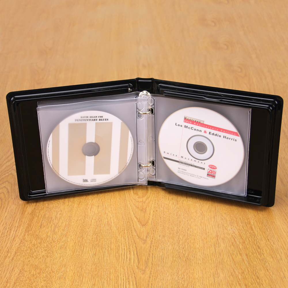 Main item Numbers CDDVD Ring Binder Albums with Unlined Pages 6 Disc