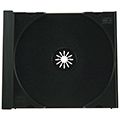 CD-DVD Jewel Case Replacement Tray - 1 Disc Black