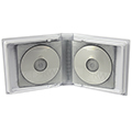 CD-DVD Album w/ Lined Top-Loading Pages - 16-Disc - White