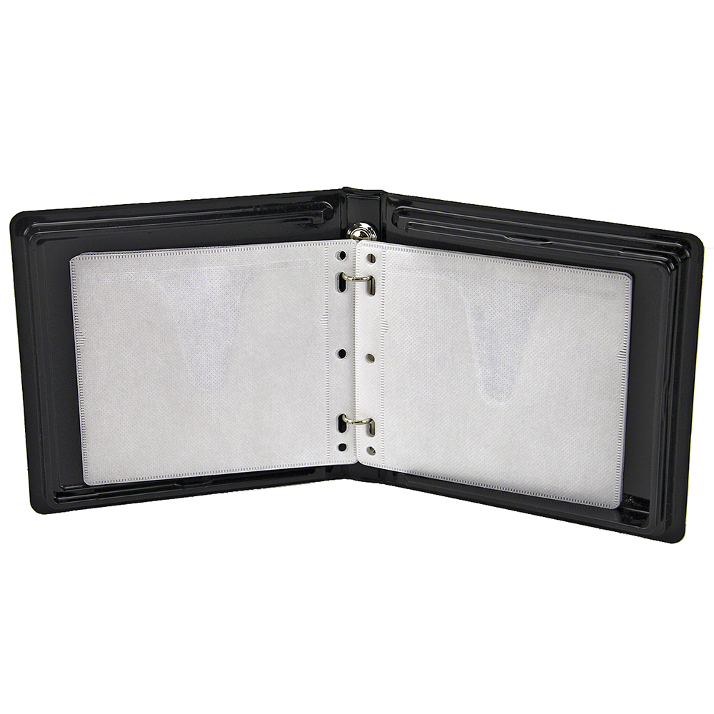 Main item Numbers - CD-DVD Binder Album with Lined Pages - 12 Disc