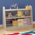 Bright Beginnings 3 Shelf Double-Sided Storage Unit