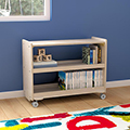 Bright Beginnings Mobile Shelving Unit
