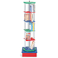 MAR-LINE&reg; Junior Rotor Multimedia Stand - Single Tower with Low Base