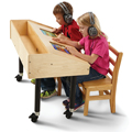 Jonti-Craft&reg; Tablet Table - Double Mobile