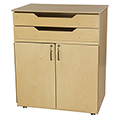 Wood Designs™ Mobile Locking Cabinet