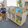 Whitney Brothers® elevatED™ Mobile Book Storage Island