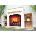 Whitney Brothers® Warm and Welcoming Fireplace