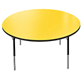 Allied&reg; Classic Dry-Erase Round Activity Tables