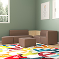 Bright Beginnings Modular Classroom Soft Seating