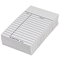 Book Cards - 2-Column Date/Issued To