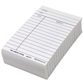 Book Cards - 2-Column Date/Issued To/Author/Title