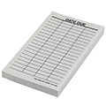 Post-It® Date Due Slips - 4-Column, 5 in.H x 3 in.W, White