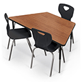 MooreCo® Adjustable Activity Tables - Trapezoid