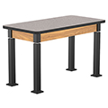 NPS® Aero-Lift Wood Frame Tables