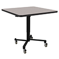NPS&reg; Air-Lift Nesting Pneumatic Cafe Table - 36 in. Square