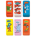 Dr. Seuss&trade; Beveled Erasers - 48/Box