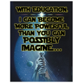 Star Wars&trade; Power of Education Motivational Poster