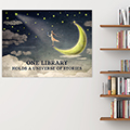 One Library Holds a Universe of Stories Laminated Poster